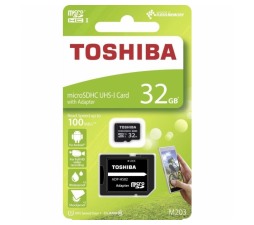 Slika izdelka: TOSHIBA SPOMINSKA KARTICA 32GB micro SDHC z adapterjem SD
