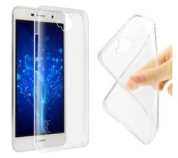 Slika izdelka: Ultra tanek silikonski ovitek za Huawei Y6 2017 - prozoren