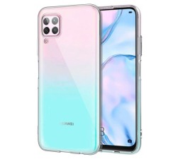 Slika izdelka: Ultra tanek silikonski ovitek za Huawei P40 Lite E - prozoren