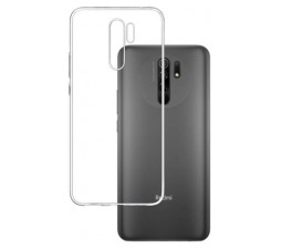 Slika izdelka: Ultra tanek silikonski ovitek za Xiaomi Redmi 9 - prozoren