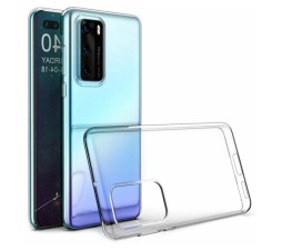 Slika izdelka: Ultra tanek silikonski ovitek za Huawei P40 - prozoren