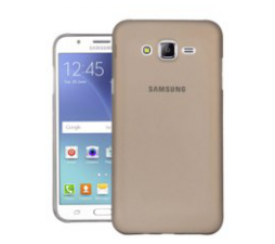 Slika izdelka: Ultra tanek silikonski ovitek za Samsung Galaxy J3 2016 J320 - prozorno črn