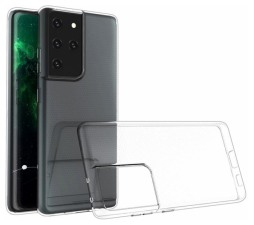 Slika izdelka: Ultra tanek silikonski ovitek za Samsung Galaxy S22 Ultra 5G - prozoren