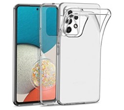 Slika izdelka: Ultra tanek silikonski ovitek za Samsung Galaxy A53 A536 - prozoren
