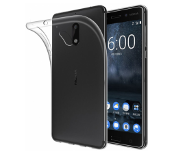 Slika izdelka: Ultra tanek silikonski ovitek za Nokia 6 - prozoren