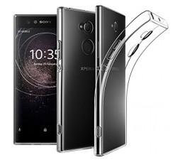 Slika izdelka: Ultra tanek silikonski ovitek za Sony Xperia XA2 - prozoren