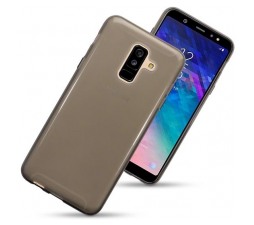 Slika izdelka: Ultra tanek silikonski ovitek za Samsung Galaxy J6 2018 J600 - prozorno črn