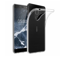 Slika izdelka: Ultra tanek silikonski ovitek za Nokia 5.1 2018 - prozoren
