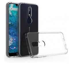 Slika izdelka: Ultra tanek silikonski ovitek za Nokia 7.1 - prozoren