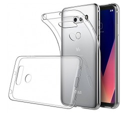 Slika izdelka: Ultra tanek silikonski ovitek za LG G8 ThinQ - prozoren