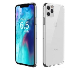 Slika izdelka: Ultra tanek silikonski ovitek za iPhone 11 Pro Max - prozoren