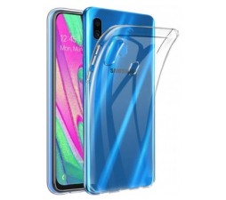 Slika 2 izdelka: Ultra tanek silikonski ovitek za Samsung Galaxy A20e A202 - prozoren