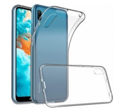 Slika 2 izdelka: Ultra tanek silikonski ovitek za Huawei Y6 2019 - prozoren