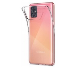 Slika 2 izdelka: Ultra tanek silikonski ovitek za Samsung Galaxy A51 A515 - prozoren