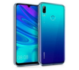 Slika 2 izdelka: Ultra tanek silikonski ovitek za Huawei P Smart Z / Y9 Prime 2019  - prozoren