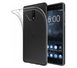 Slika 2 izdelka: Ultra tanek silikonski ovitek za Nokia 3.1 2018 - prozoren