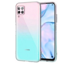 Slika 2 izdelka: Ultra tanek silikonski ovitek za Huawei P40 Lite E - prozoren