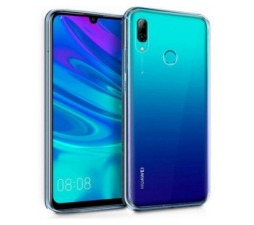 Slika 2 izdelka: Ultra tanek silikonski ovitek za Huawei Y6p - prozoren