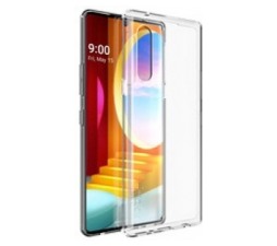 Slika 2 izdelka: Ultra tanek silikonski ovitek za LG Velvet - prozoren