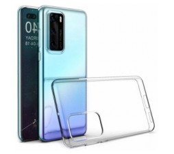 Slika 2 izdelka: Ultra tanek silikonski ovitek za Huawei P40 - prozoren