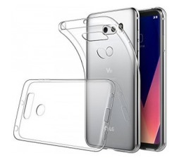 Slika 2 izdelka: Ultra tanek silikonski ovitek za LG V30 - prozoren