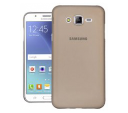 Slika 2 izdelka: Ultra tanek silikonski ovitek za Samsung Galaxy J3 2016 J320 - prozorno črn