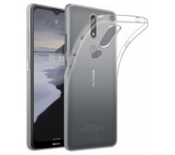 Slika 2 izdelka: Ultra tanek silikonski ovitek za Nokia 2.4 - prozoren