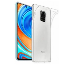 Slika 2 izdelka: Ultra tanek silikonski ovitek za Xiaomi Redmi Note 9 - prozoren
