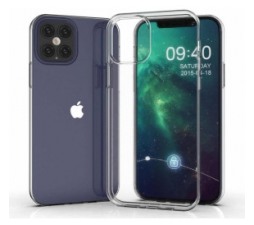 Slika 2 izdelka: Ultra tanek silikonski ovitek za iPhone 13 6.1 - prozoren