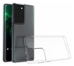 Slika 2 izdelka: Ultra tanek silikonski ovitek za Samsung Galaxy S22 Ultra 5G - prozoren