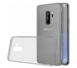 Slika 2 izdelka: Ultra tanek silikonski ovitek za Samsung Galaxy S9 G960 - prozorno črn