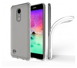 Slika 2 izdelka: Ultra tanek silikonski ovitek za LG K10 2017 - prozoren