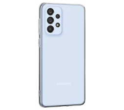 Slika 2 izdelka: Ultra tanek silikonski ovitek za Samsung Galaxy A13 LTE A135 - prozoren