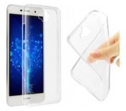 Slika 2 izdelka: Ultra tanek silikonski ovitek za Huawei Y6 2018 - prozoren