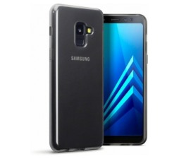 Slika 2 izdelka: Ultra tanek silikonski ovitek za Samsung Galaxy A6 Plus 2018 A605 - prozoren