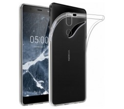 Slika 2 izdelka: Ultra tanek silikonski ovitek za Nokia 5.1 2018 - prozoren