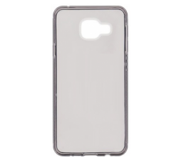 Slika 2 izdelka: Ultra tanek silikonski ovitek za Samsung Galaxy A5 2017 A520 - prozorno črn