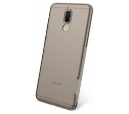 Slika 2 izdelka: Ultra tanek silikonski ovitek za Huawei Y7 2018 - prozorno črn