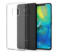 Slika 2 izdelka: Ultra tanek silikonski ovitek za Huawei Mate 20 Pro - prozoren