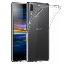 Slika 2 izdelka: Ultra tanek silikonski ovitek za Sony Xperia L3 - prozoren