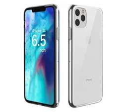 Slika 2 izdelka: Ultra tanek silikonski ovitek za iPhone 11 Pro Max - prozoren