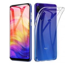 Slika 2 izdelka: Ultra tanek silikonski ovitek za Xiaomi Redmi Note 7 / Note 7 Pro - prozoren