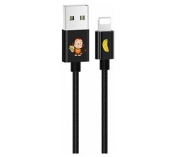 Slika 2 izdelka: USAMS podatkovni kabel SJ234 z opico Lightning - črn