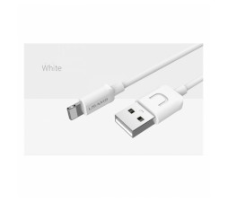Slika izdelka: USAMS podatkovni kabel U2 SJ097 Lightning 2A dožina 1 m QC - bel