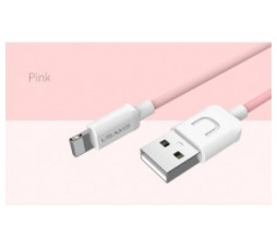 Slika 2 izdelka: USAMS podatkovni kabel U2 SJ097 Lightning 2A dožina 1 m QC - roza
