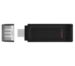 Slika izdelka: USB C DISK Kingston 128GB DT70, 3.2 Gen1, plastičen, s pokrovčkom