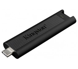 Slika izdelka: USB C disk Kingston 1TB DT Max, 3.2 Gen2, 1000/900MB/s, kovinski, drsni priključek
