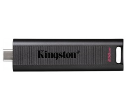 Slika izdelka: USB C disk Kingston 256GB DT Max, 3.2 Gen2, 1000/900MB/s, kovinski, drsni priključek