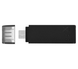Slika 2 izdelka: USB C DISK Kingston 64GB DT70, 3.2 Gen1, plastičen, s pokrovčkom