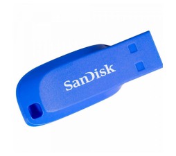 Slika izdelka: USB DISK SANDISK 32GB CRUZER BLADE MODRA, 2.0, moder, brez pokrovčka